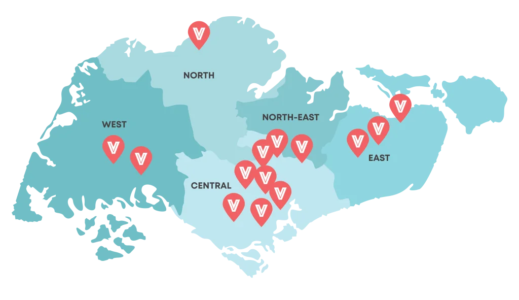 V Medical Aesthetics Clinic Locations