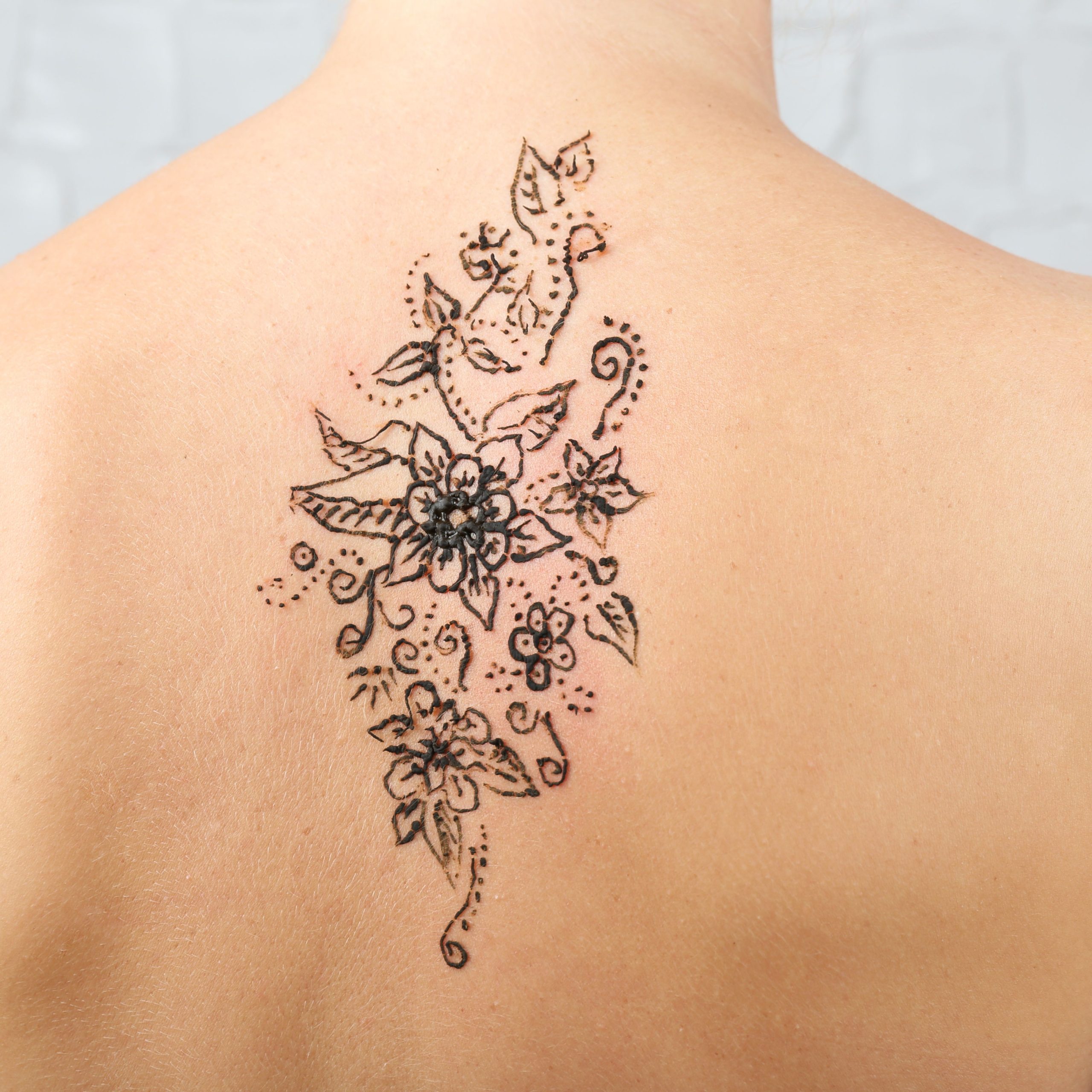 black ink tattoo